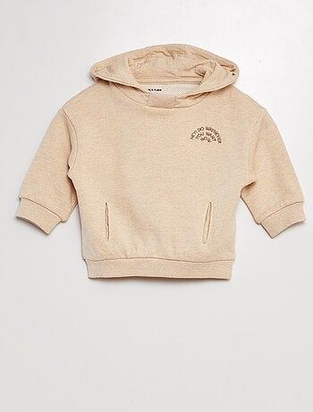 Sudadera con capucha y bordado