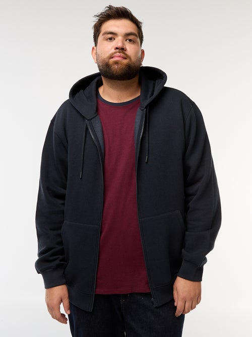Sudadera con capucha y cremallera - Kiabi