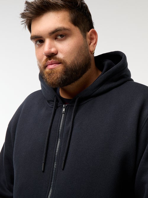 Sudadera con capucha y cremallera - Kiabi Sudadera con capucha y cremallera - Kiabi