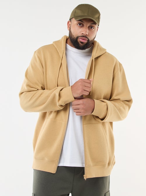 Sudadera con capucha y cremallera - Kiabi Sudadera con capucha y cremallera - Kiabi