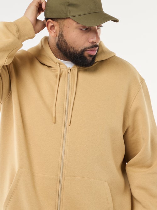 Sudadera con capucha y cremallera - Kiabi Sudadera con capucha y cremallera - Kiabi