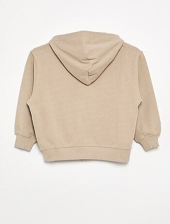 Sudadera con capucha y cremallera