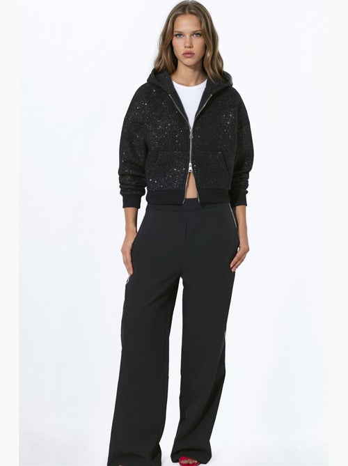 Sudadera con capucha y cremallera brillante hiccup - Kiabi