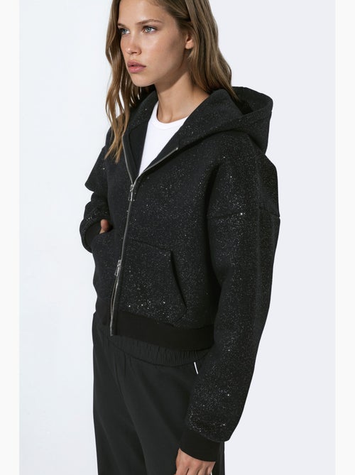 Sudadera con capucha y cremallera brillante hiccup - Kiabi