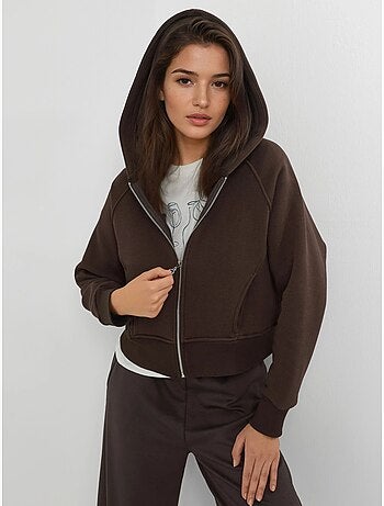 Sudadera con capucha y cremallera de corte relajado hiccup