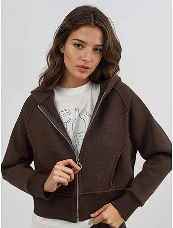Sudadera con capucha y cremallera de corte relajado hiccup