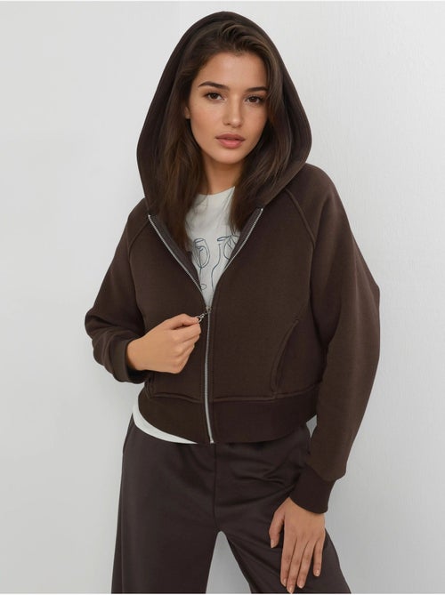 Sudadera con capucha y cremallera de corte relajado hiccup - Kiabi