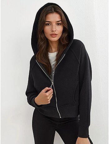 Sudadera con capucha y cremallera de corte relajado hiccup