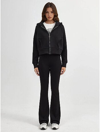 Sudadera con capucha y cremallera de corte relajado hiccup