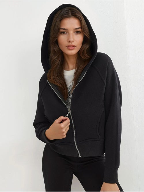 Sudadera con capucha y cremallera de corte relajado hiccup - Kiabi