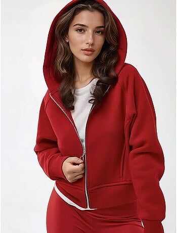 Sudadera con capucha y cremallera de corte relajado hiccup