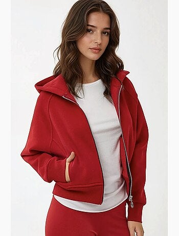 Sudadera con capucha y cremallera de corte relajado hiccup