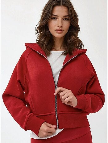 Sudadera con capucha y cremallera de corte relajado hiccup