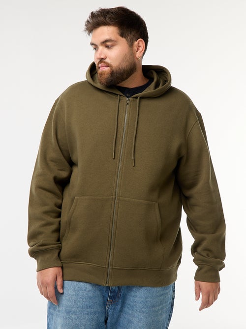 Sudadera con capucha y cremallera - Kiabi