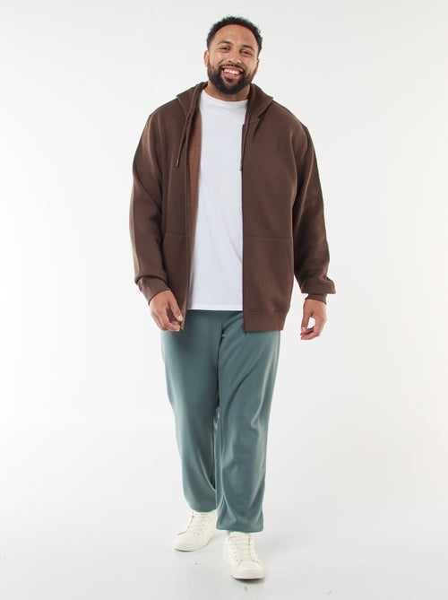 Sudadera con capucha y cremallera - Kiabi Sudadera con capucha y cremallera - Kiabi