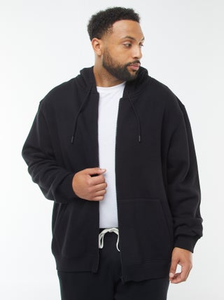 Sudadera con capucha y cremallera