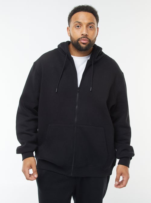 Sudadera con capucha y cremallera - Kiabi