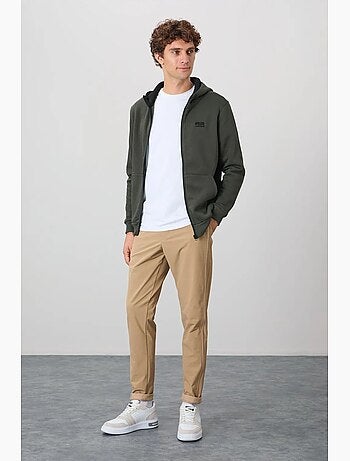 Sudadera con capucha y cremallera para hombre tommy