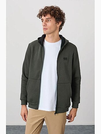 Sudadera con capucha y cremallera para hombre tommy