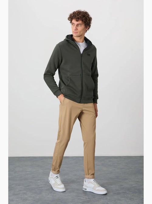 Sudadera con capucha y cremallera para hombre tommy - Kiabi Sudadera con capucha y cremallera para hombre tommy - Kiabi