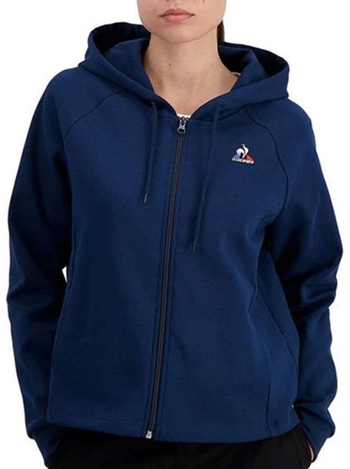 Sudadera con Capucha y Cremallera para Mujer Le Coq Sportif - Kiabi Sudadera con Capucha y Cremallera para Mujer Le Coq Sportif - Kiabi