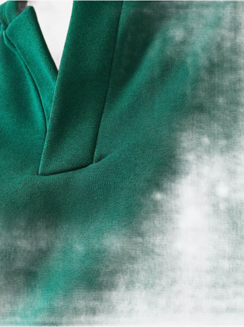 Sudadera con capucha y cuello en v lucci - Kiabi