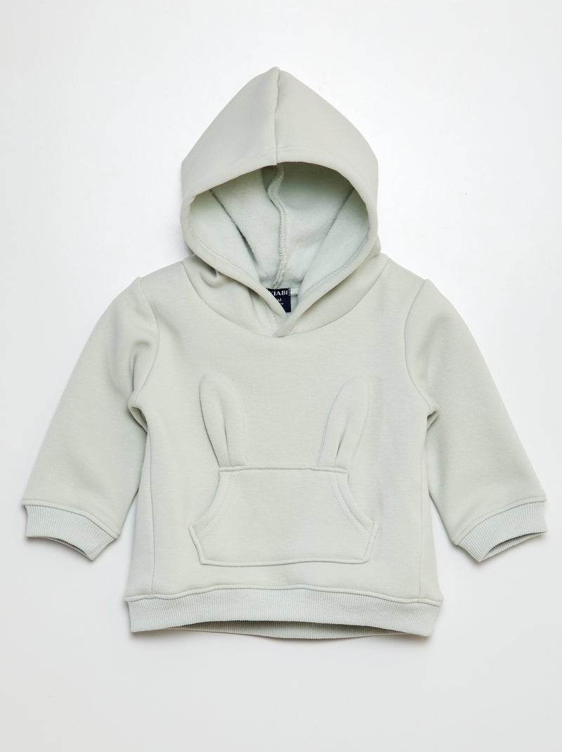 Sudadera con capucha Lingwu en azul cobalto con ribete sudoroso main image 0