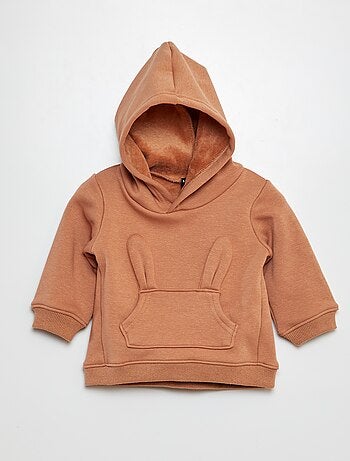 Sudadera con capucha y detalle