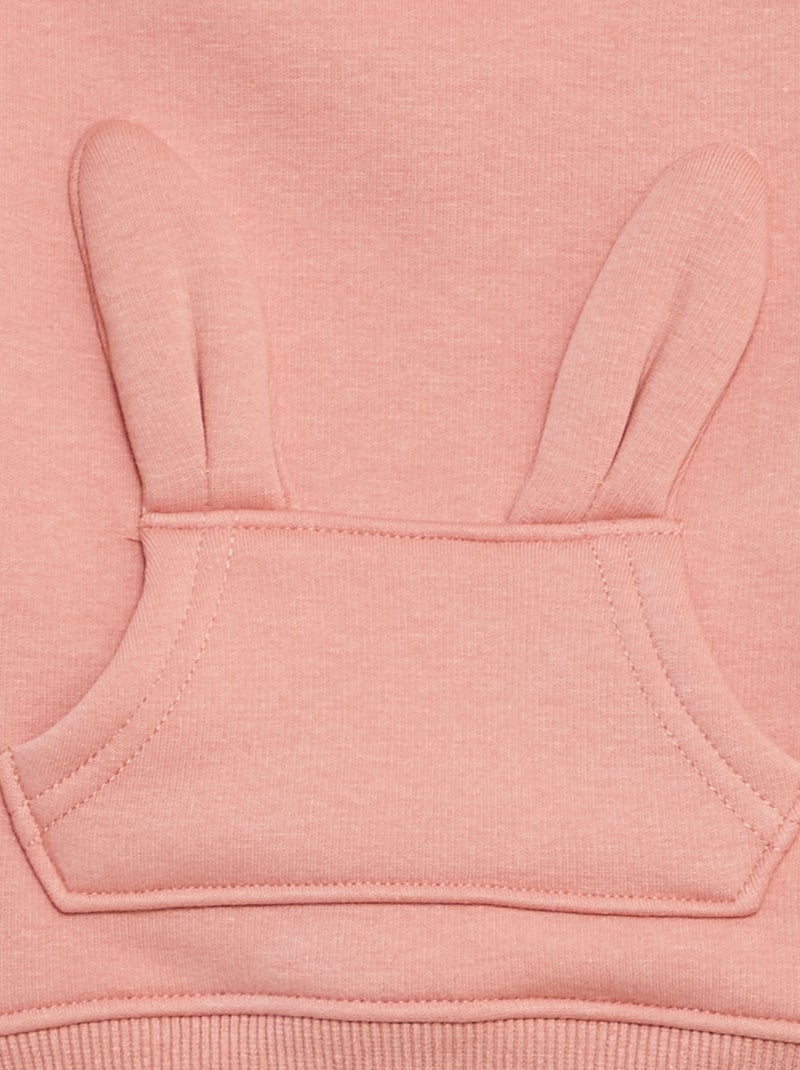 Sudadera con capucha y detalle ROSA - Kiabi