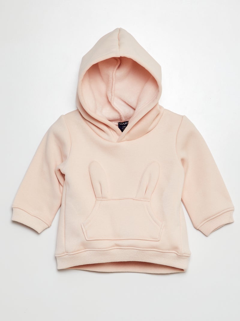 Sudadera con capucha y detalle ROSA - Kiabi