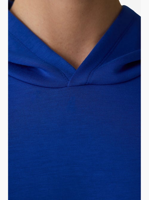 Sudadera con capucha y estampado de eslogan, tacto sedoso penti - Kiabi