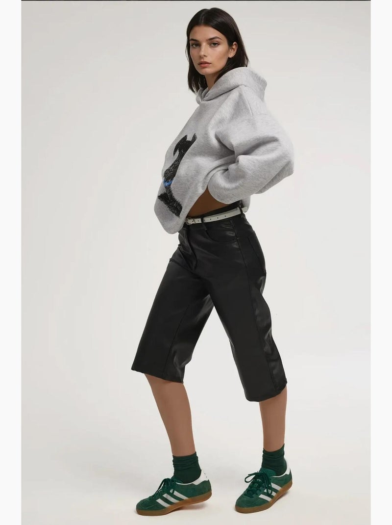 Sudadera con capucha y estampado de gran tamaño hiccup Gris - Kiabi