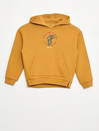 Sudadera con capucha y estampado de skate