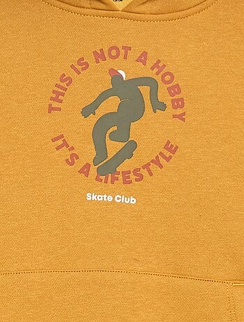 Sudadera con capucha y estampado de skate
