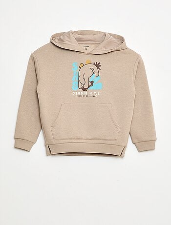 Sudadera con capucha y estampado de skate