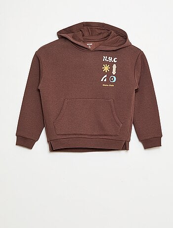 Sudadera con capucha y estampado de skate