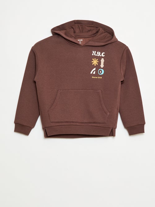 Sudadera con capucha y estampado de skate - Kiabi