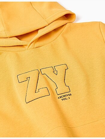 Sudadera con capucha y estampado delantero