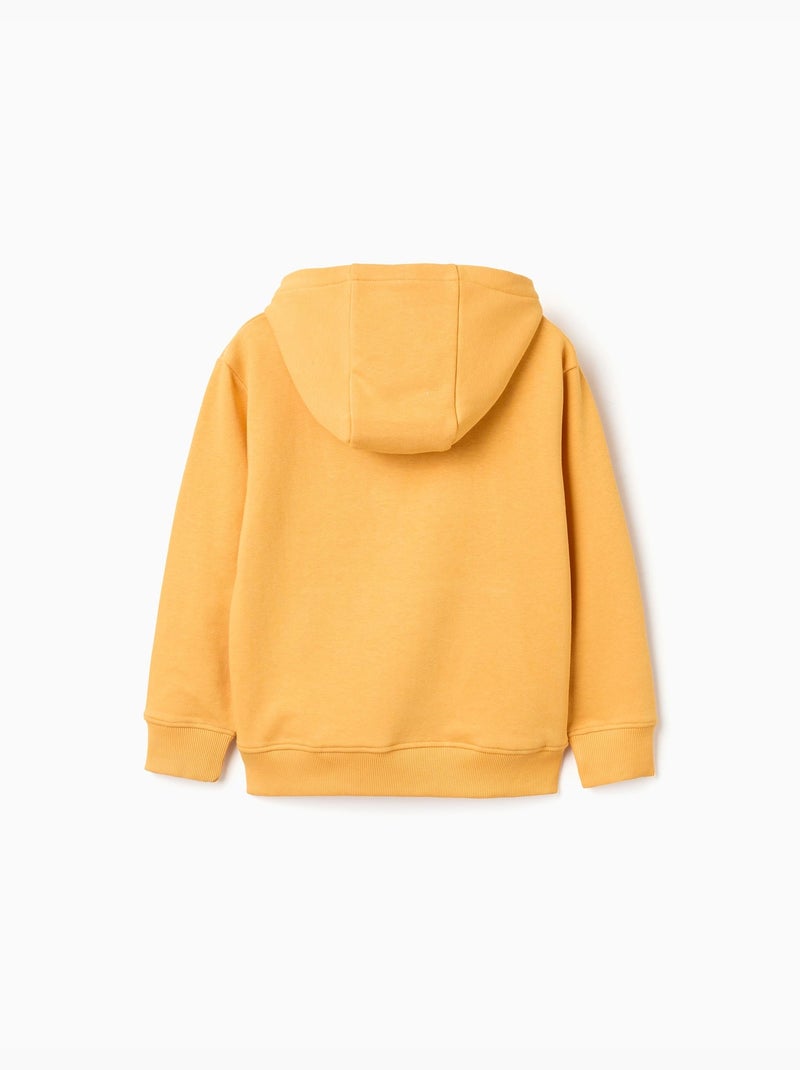 Sudadera con capucha y estampado delantero Amarillo - Kiabi