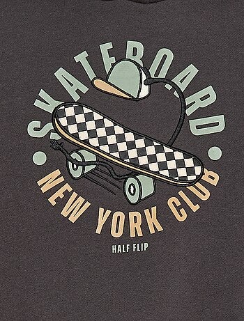 Sudadera con capucha y estampado en relieve