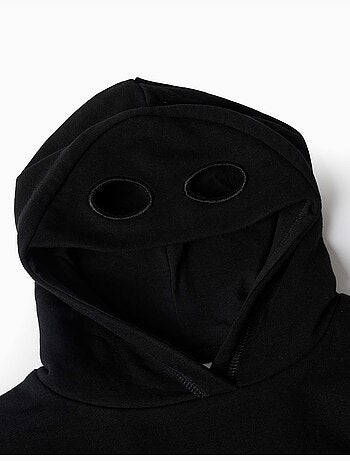 Sudadera con capucha y estampado que brilla en la oscuridad
