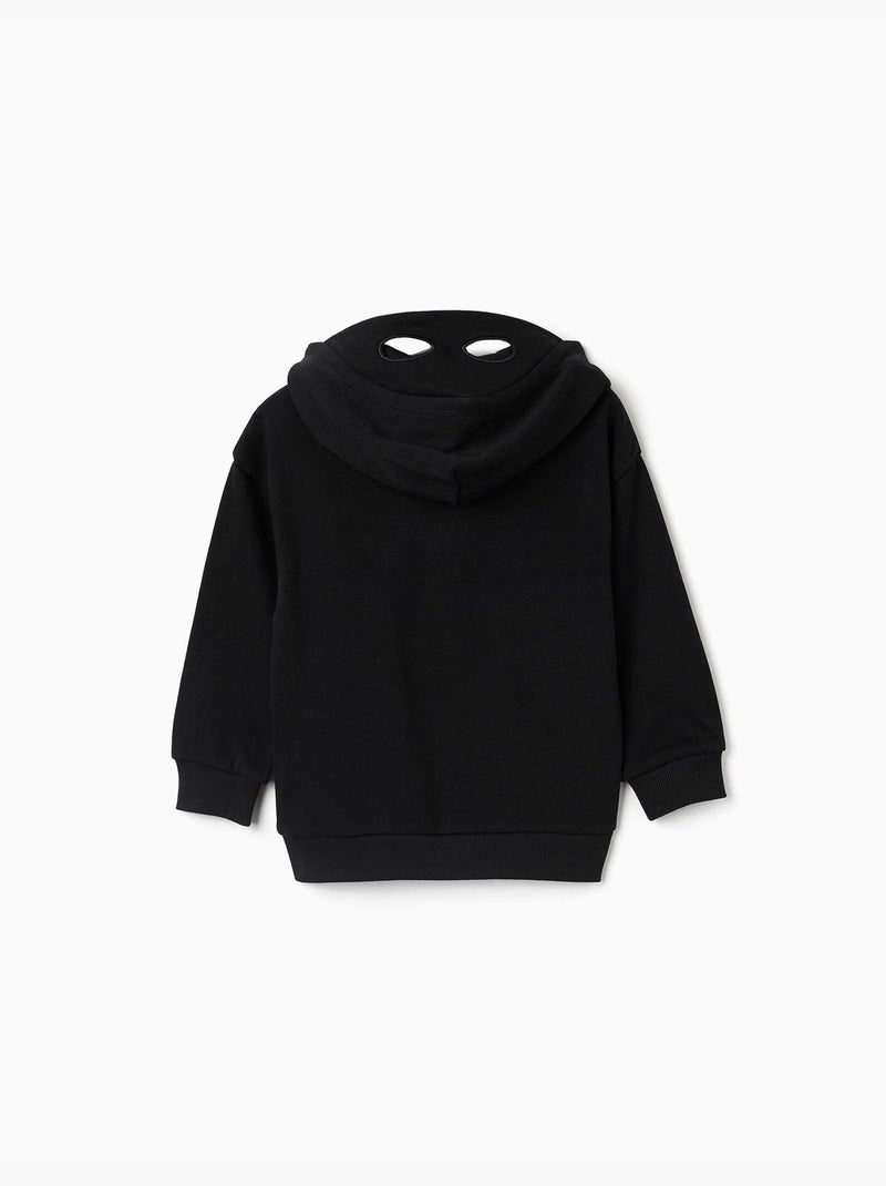 Sudadera con capucha y estampado que brilla en la oscuridad Negro Negro - Kiabi