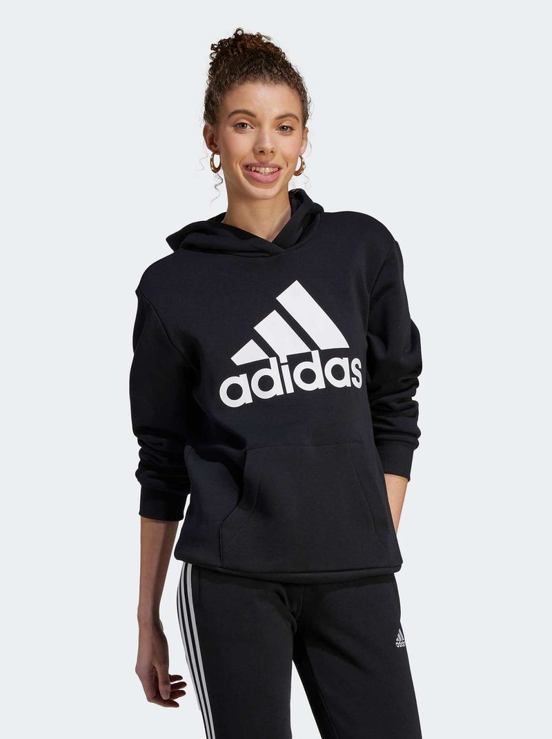 Sudadera con capucha y logo grande 'Adidas' NEGRO - Kiabi