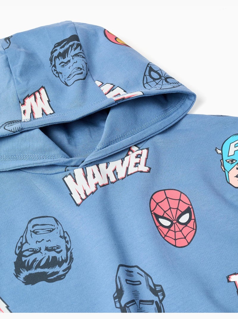 Sudadera con capucha y motivo de superhéroes Marvel Azul Azul - Kiabi