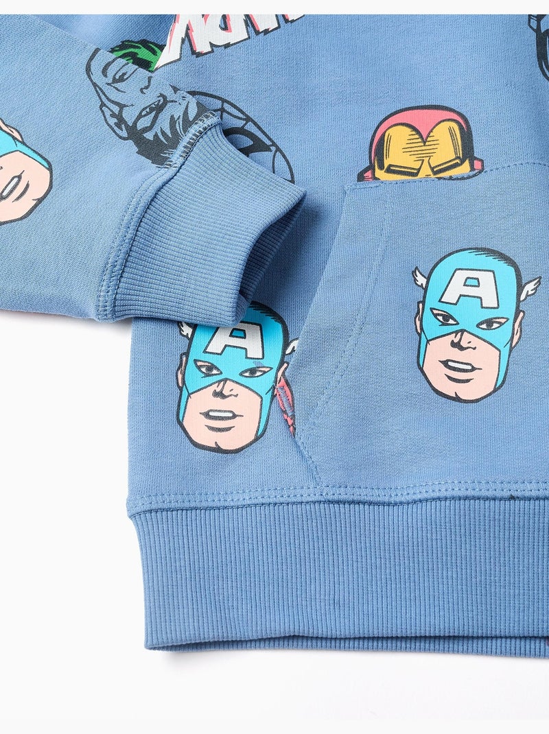 Sudadera con capucha y motivo de superhéroes Marvel Azul Azul - Kiabi