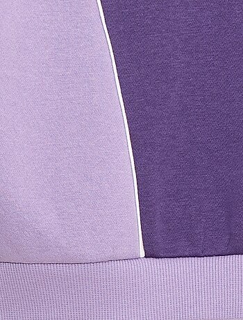 Sudadera con capucha y motivos