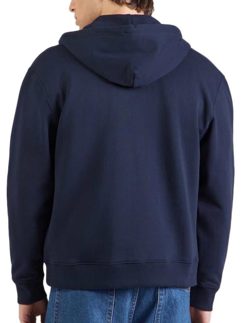 Sudadera con Cremallera Calvin Klein Jeans para Hombre Azul marino - Kiabi