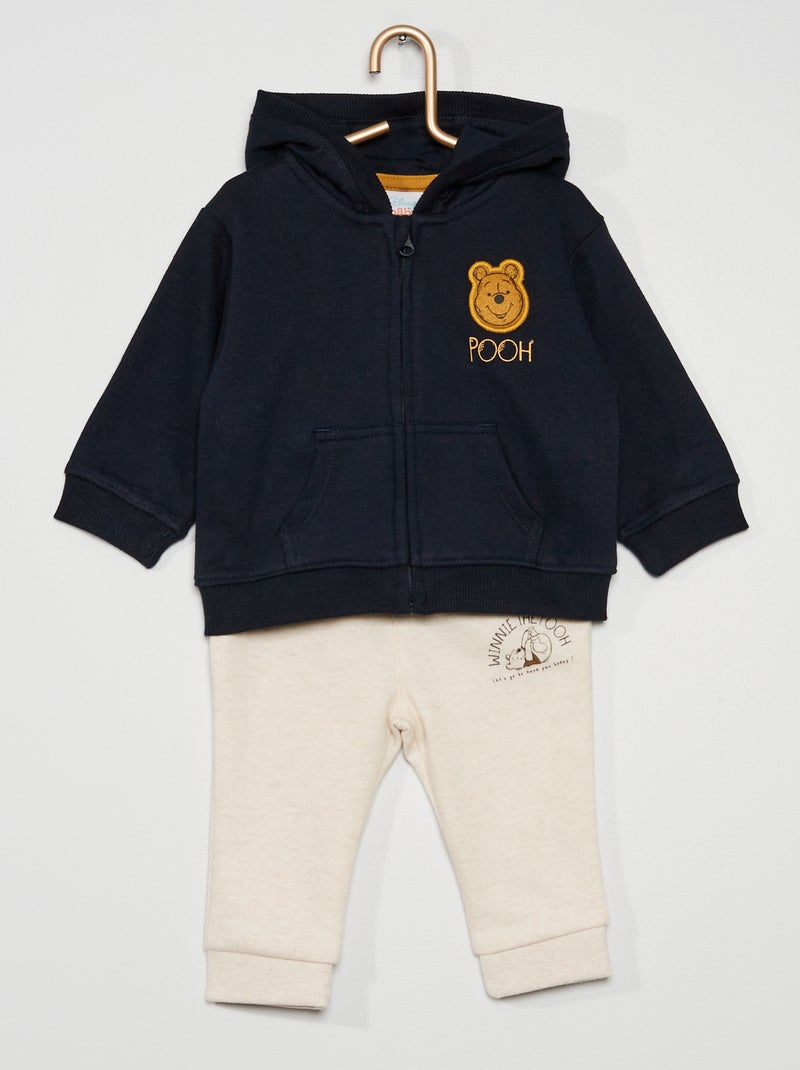 Sudadera con cremallera + camiseta + pantalón 'Disney' AZUL - Kiabi