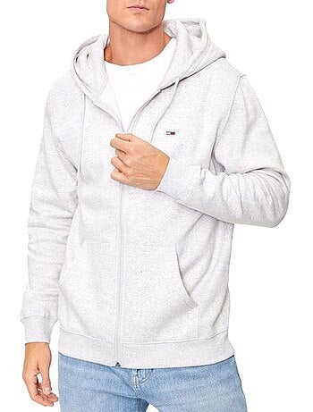 Sudadera con cremallera clara para hombre Tommy Hilfiger