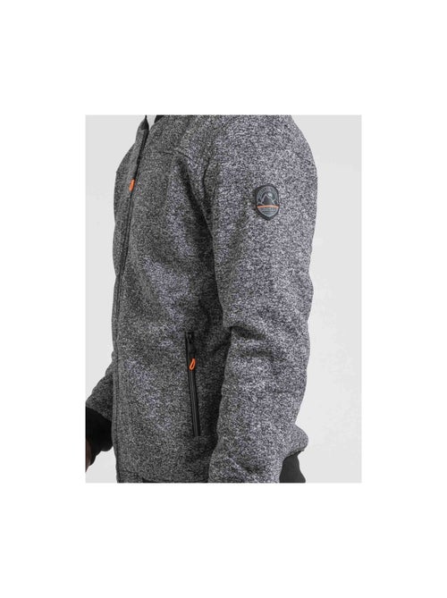 Sudadera con cremallera cuello alto WALTAREK - Kiabi